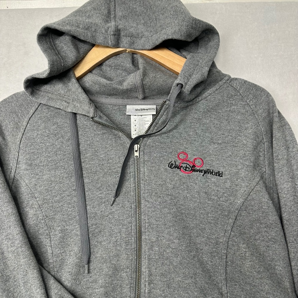 Walt Disney World Women's Gray Full Zip Hoodie 50th Anniversary Sweatshirt